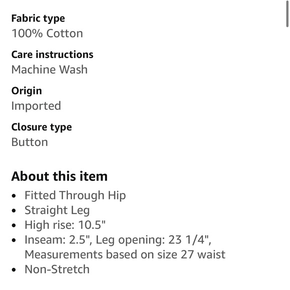 Levi’s Original 501 Denim Women's Shorts. Size 26. Color Fargo short. New w/ tag - Picture 6 of 13